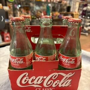 Coca-Cola Red and White Bottle Carrier